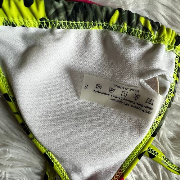 Neon printed bikini size S - Picture 6 of 6